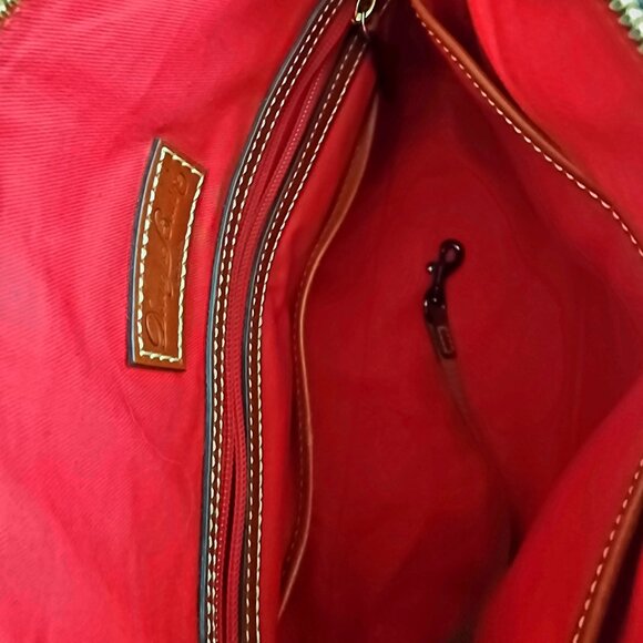 Dooney & Bourke Pebble Grain Leather Satchel Black & Brown. Excellent condition - Picture 4 of 7